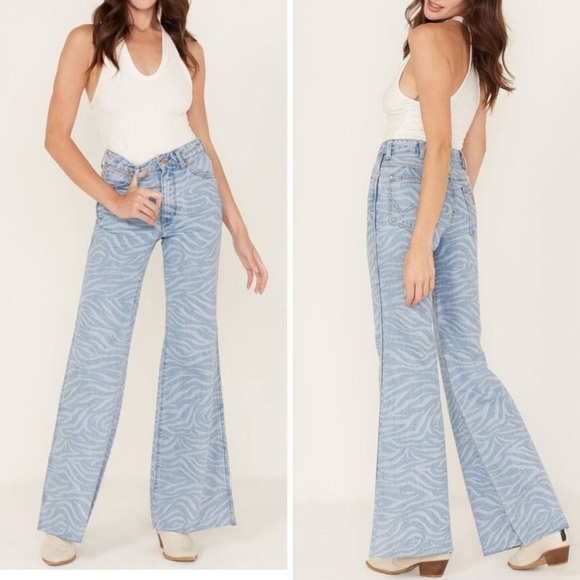 Wrangler Wanderer 622 High Rise Flare ~Wild Thing - Picture 8 of 14